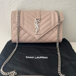 Saint Laurent Monogram Pale Blush